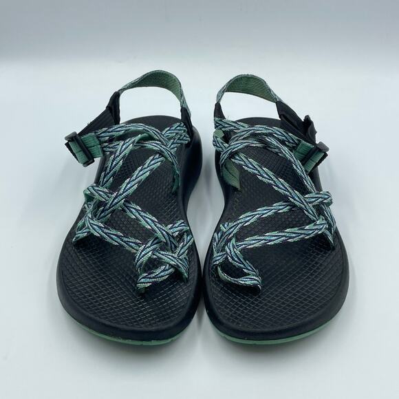 CHACO ZX/2 Vibram Unaweep‎ Ecotread Chevron Sandals Women’s Sz 8 - Picture 1 of 5